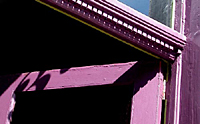 Purple Door Frame